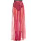 Beach Vacation Net Yarn Skirt Trailing Detachable Wedding Dress