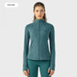 Yoga Sports Jacket Women Elastic Zipper Running Fitness Yoga Jackets