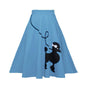 Poodle print big skirt skirt