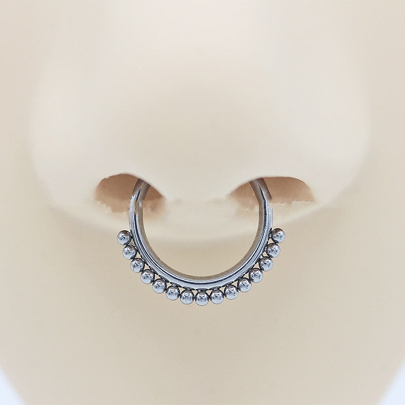 Golden Universal Nose Ring Piercing Jewelry Women