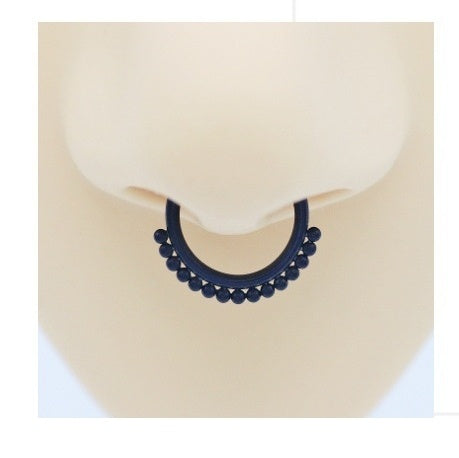 Golden Universal Nose Ring Piercing Jewelry Women