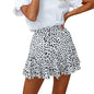 Holiday print skirt and skirt