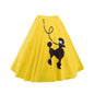 Poodle print big skirt skirt