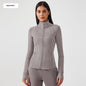 Yoga Sports Jacket Women Elastic Zipper Running Fitness Yoga Jackets