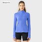 Yoga Sports Jacket Women Elastic Zipper Running Fitness Yoga Jackets
