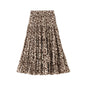 Long skirt casual skirt pleated skirt