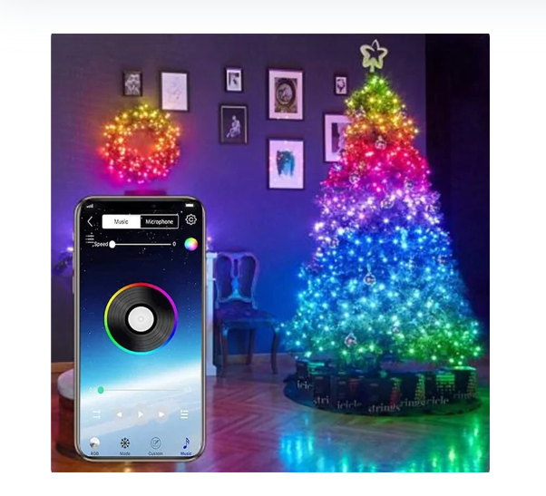 LED CHRISTMAS TREE SMART LIGHTS - Buy Any Size of Smart Christmas lights and Get EXTRA 20% DISCOUNT on your CHRISTMAS TREE NIGHT LAMP USE CODE "CHRISTMAS20"