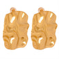 Square Pleated Earrings