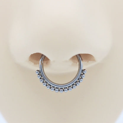 Golden Universal Nose Ring Piercing Jewelry Women