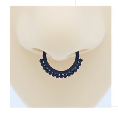 Golden Universal Nose Ring Piercing Jewelry Women