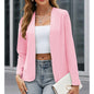 Women Plus Size Casual Blazer Open Front Long Sleeve Work Office Cardigan Jackets